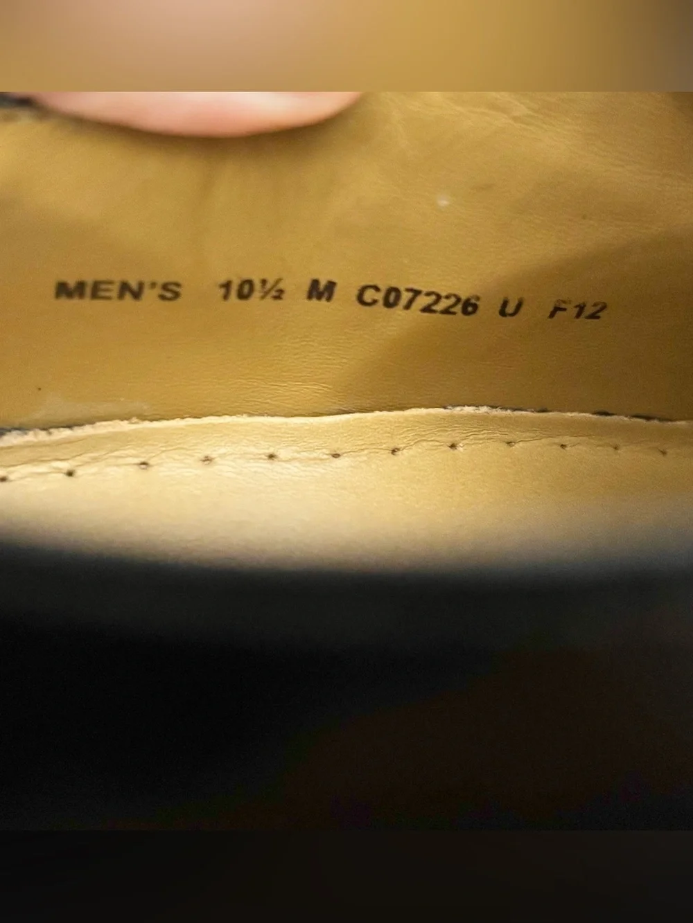 Cole Haan Men’s 10.5M Black Leather Dress Shoes Cap Toe Lace Up Nike Air